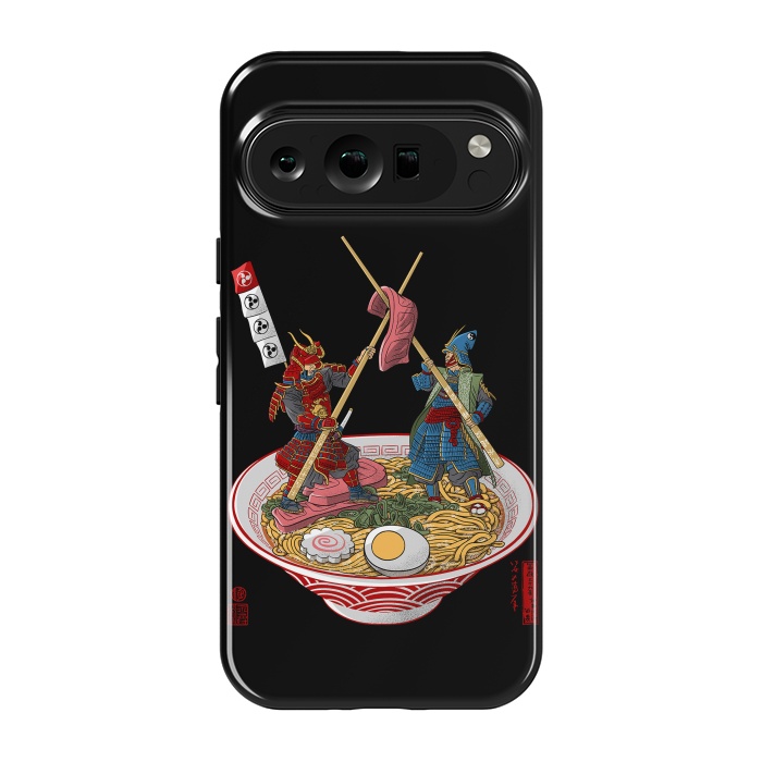 Pixel 9 pro StrongFit Ramen samurais by Alberto