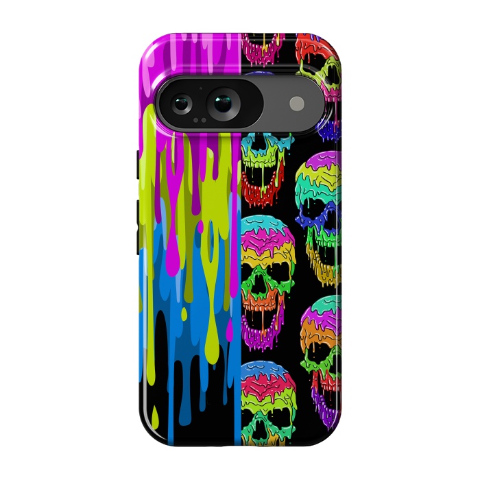 Pixel 9 StrongFit Skulls and liquid by Alberto