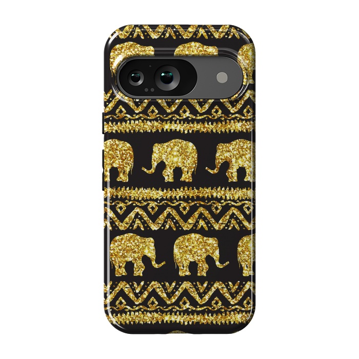 Pixel 9 StrongFit glitter elephant by haroulita