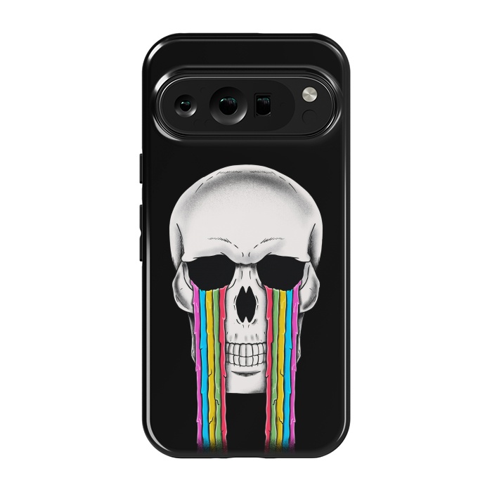 Pixel 9 pro StrongFit Skull Crying by Coffee Man