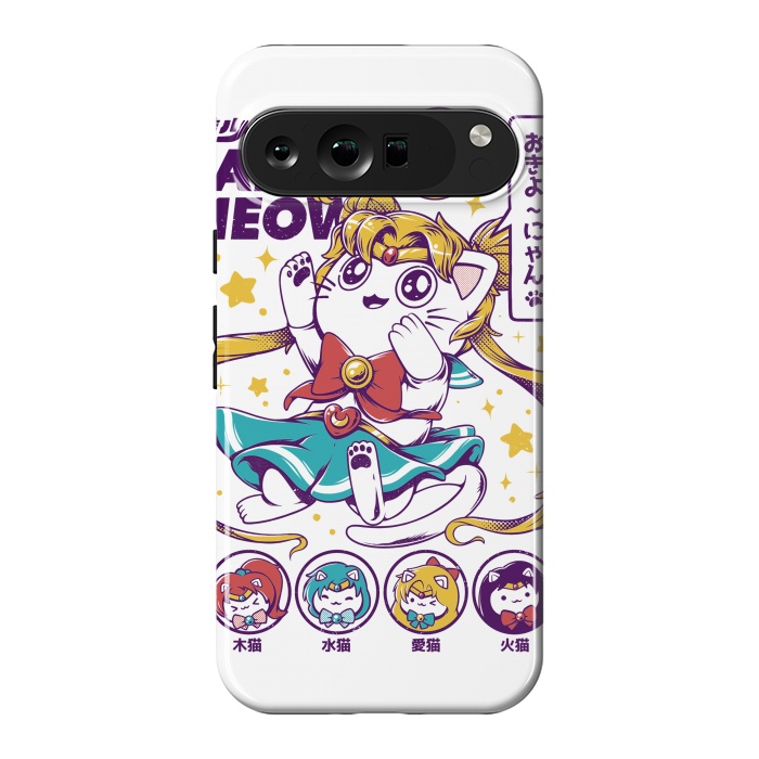 Pixel 9 Pro XL StrongFit Sailor Meow by Ilustrata