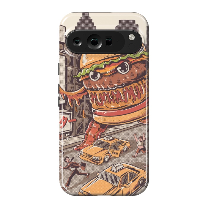 Pixel 9 Pro XL StrongFit Burgerzilla by Ilustrata