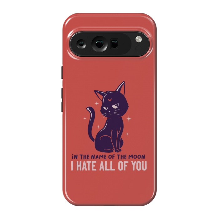 Pixel 9 Pro XL StrongFit In The Name Of The Moon Funny Cute Cat by eduely