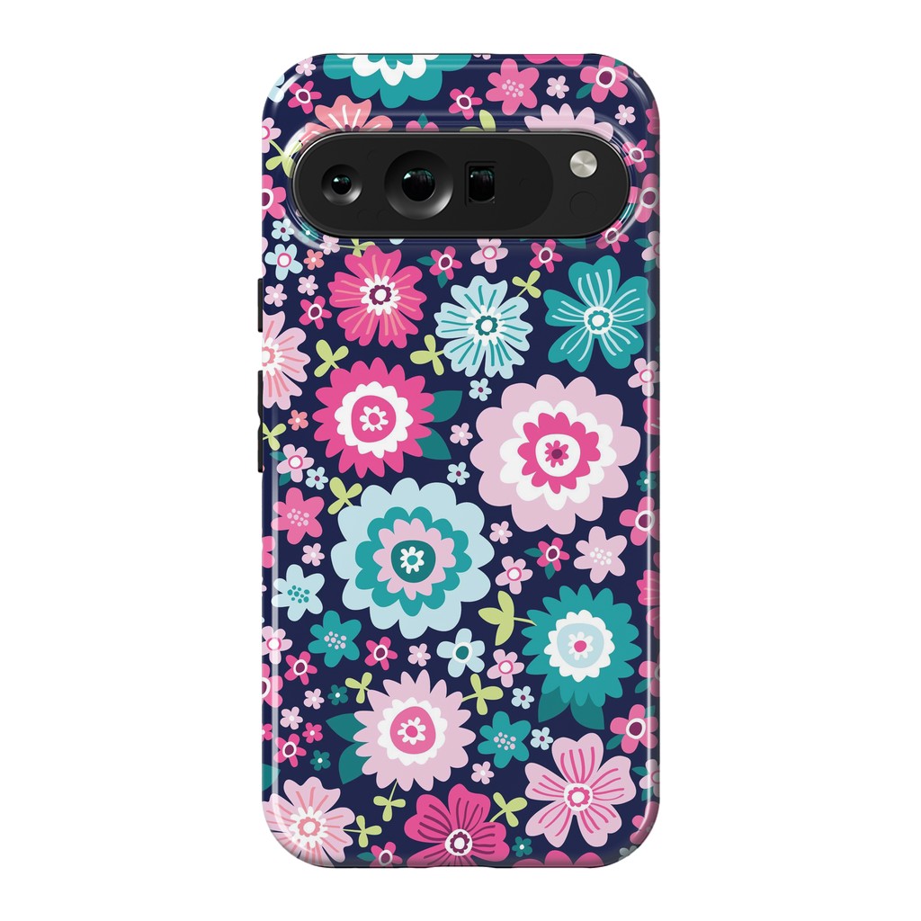 Pixel 9 Pro XL StrongFit Cute pattern in colorful flower  by ArtsCase