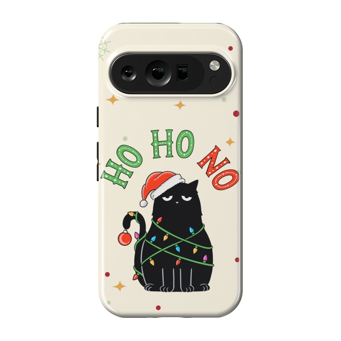 Pixel 9 pro StrongFit Cat and Christmas NO by Coffee Man