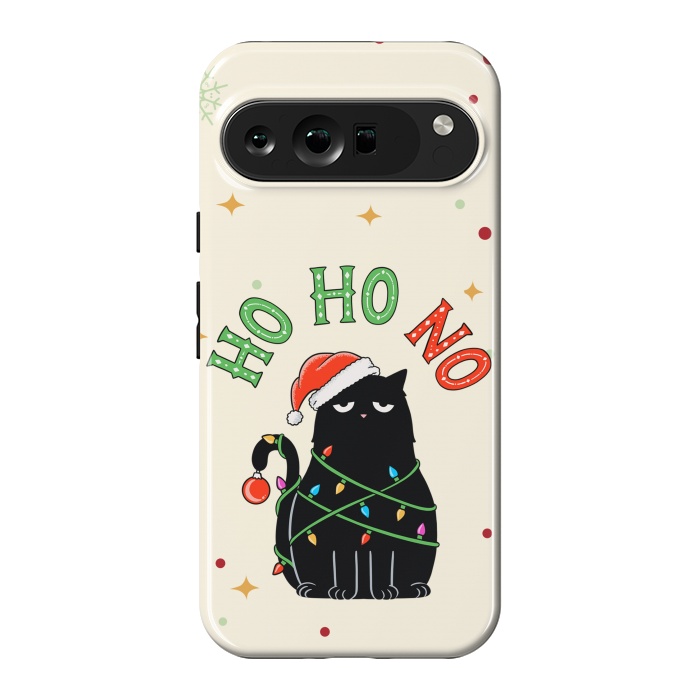 Pixel 9 Pro XL StrongFit Cat and Christmas NO by Coffee Man