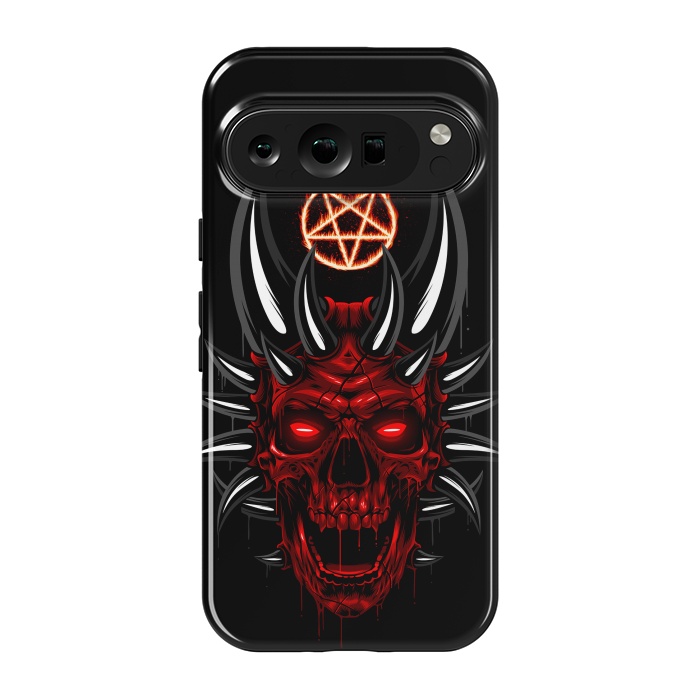 Pixel 9 pro StrongFit Satan Skull by Alberto