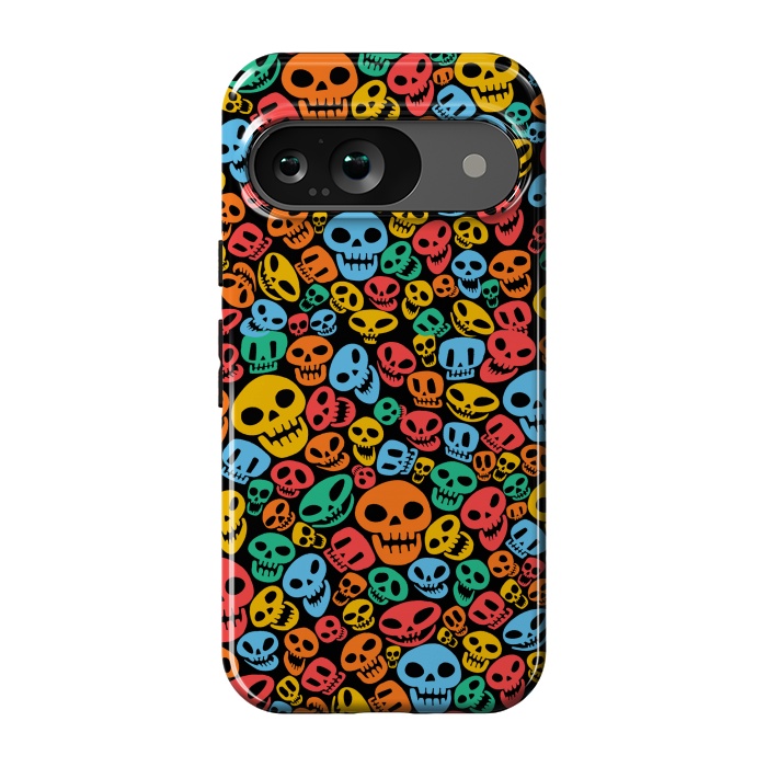 Pixel 9 StrongFit Color Skulls by Alberto