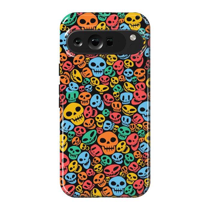 Pixel 9 Pro XL StrongFit Color Skulls by Alberto