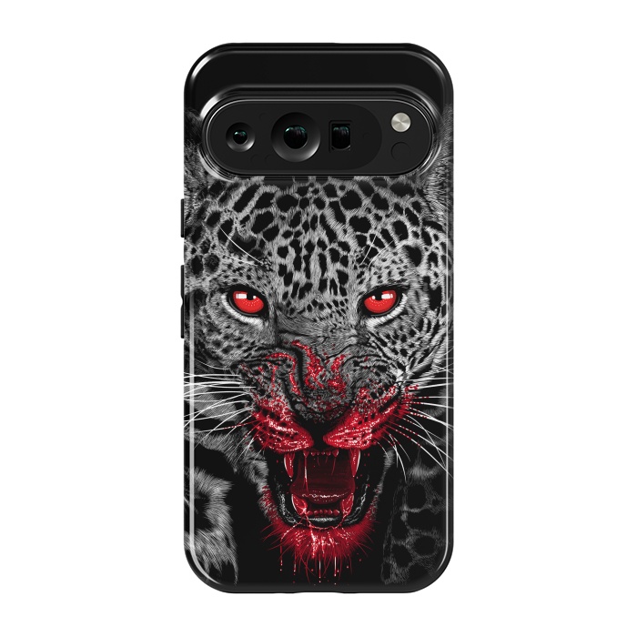 Pixel 9 pro StrongFit Blood Leopard by Alberto