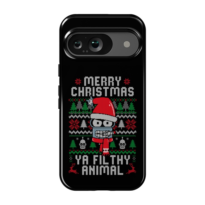 Pixel 9 StrongFit Merry Christmas Ya Filthy Animal by eduely