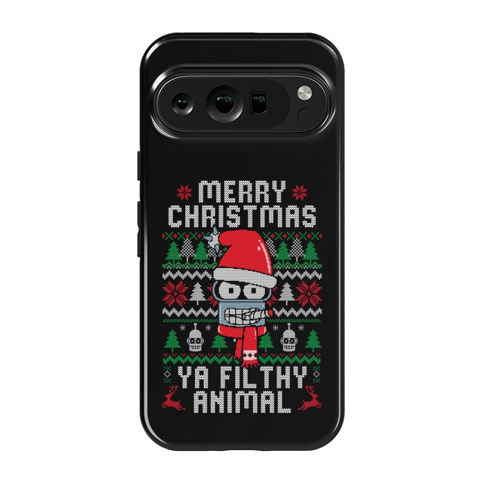 Pixel 9 pro StrongFit Merry Christmas Ya Filthy Animal by eduely