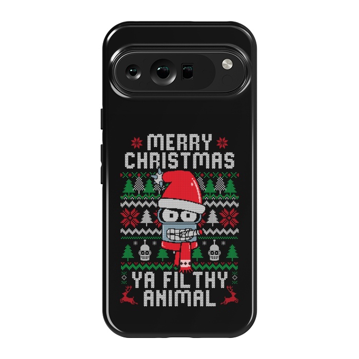 Pixel 9 Pro XL StrongFit Merry Christmas Ya Filthy Animal by eduely