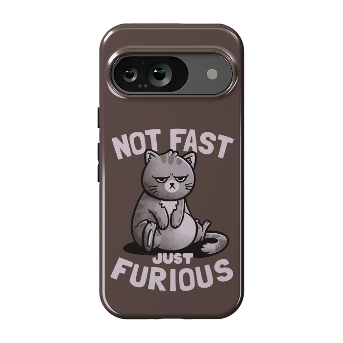 Pixel 9 StrongFit Not Fast Just Furious Cute Funny Cat Gift by eduely