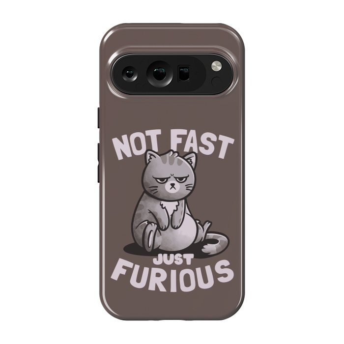 Pixel 9 pro StrongFit Not Fast Just Furious Cute Funny Cat Gift by eduely