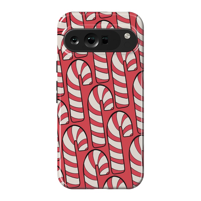 Pixel 9 Pro XL StrongFit The red candy canes by Steve Wade (Swade)