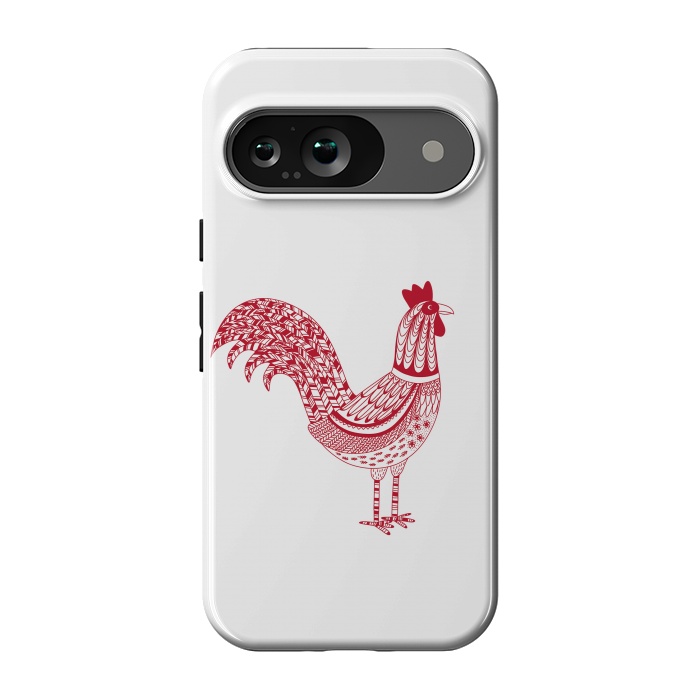 Pixel 9 StrongFit The Most Magnificent Rooster in the Chicken Coop by Nic Squirrell