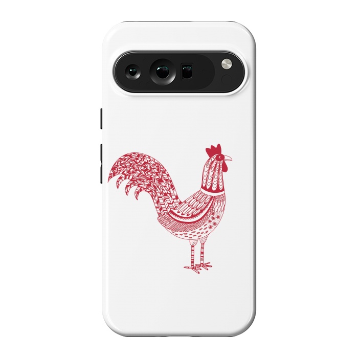 Pixel 9 Pro XL StrongFit The Most Magnificent Rooster in the Chicken Coop by Nic Squirrell