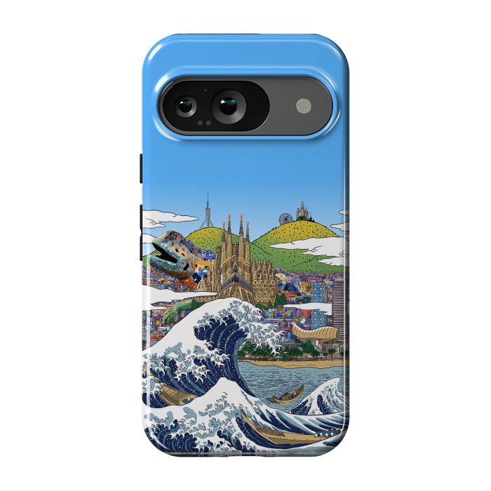 Pixel 9 StrongFit The great wave in Barcelona by Alberto