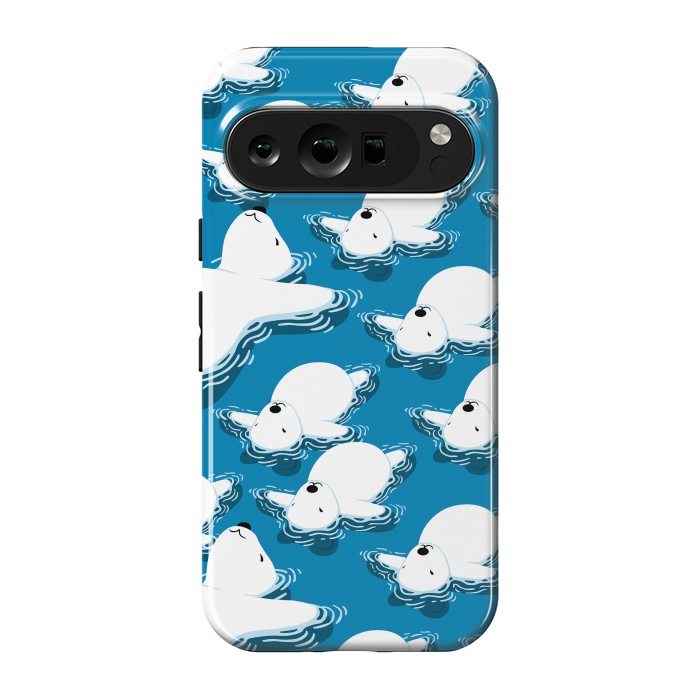 Pixel 9 pro StrongFit Climate change Polar bear by Alberto