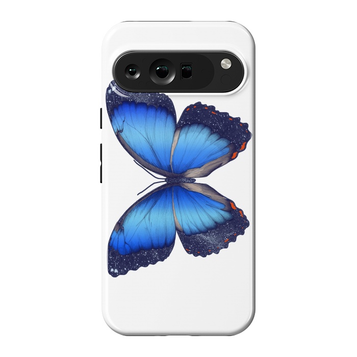 Pixel 9 Pro XL StrongFit Cosmic Blue Butterfly by ECMazur 