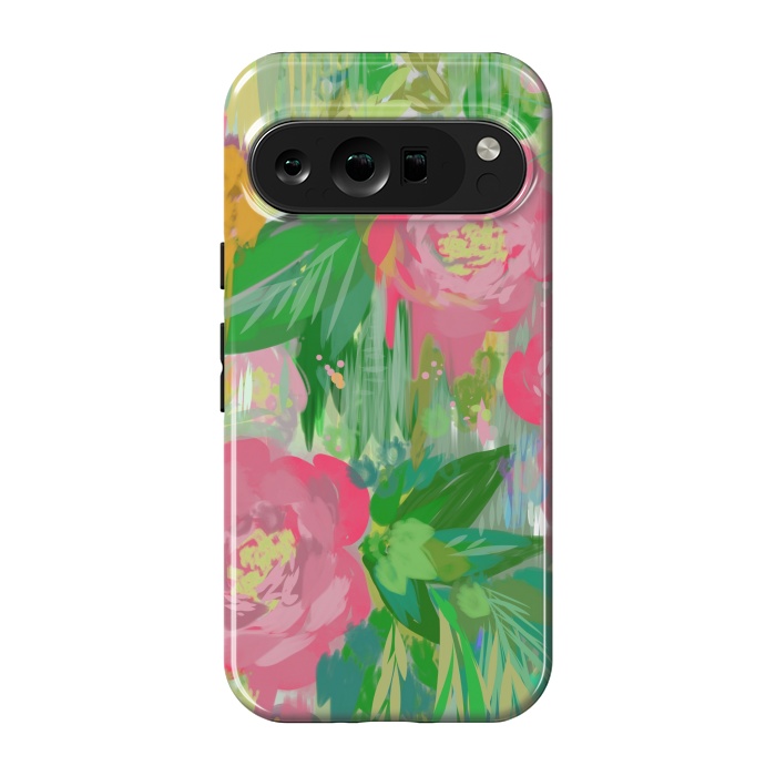 Pixel 9 pro StrongFit Wild Roses by Josie