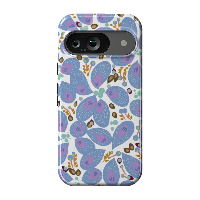 Pixel 9 StrongFit Paisley Blue by Josie