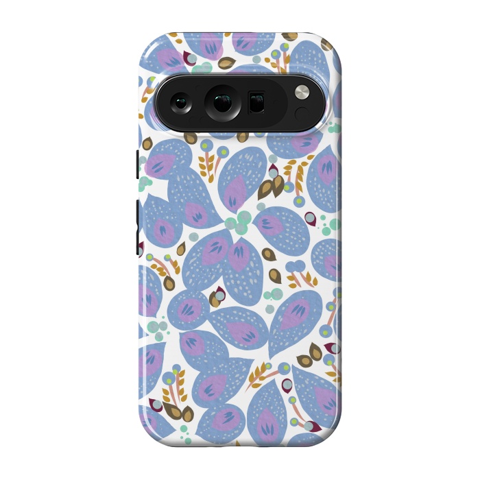 Pixel 9 pro StrongFit Paisley Blue by Josie