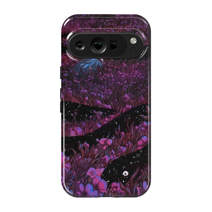 Pixel 9 pro StrongFit Common Garden Snake at Night by ECMazur 