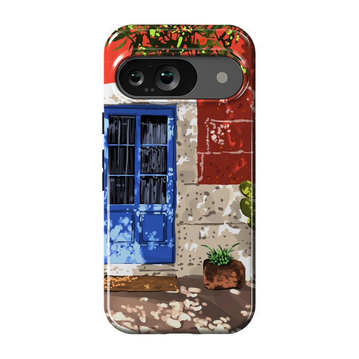 Pixel 9 StrongFit Intentful Living | Summer Architecture Travel Positivity | Optimism Good Vibes Bohemian House Door by Uma Prabhakar Gokhale