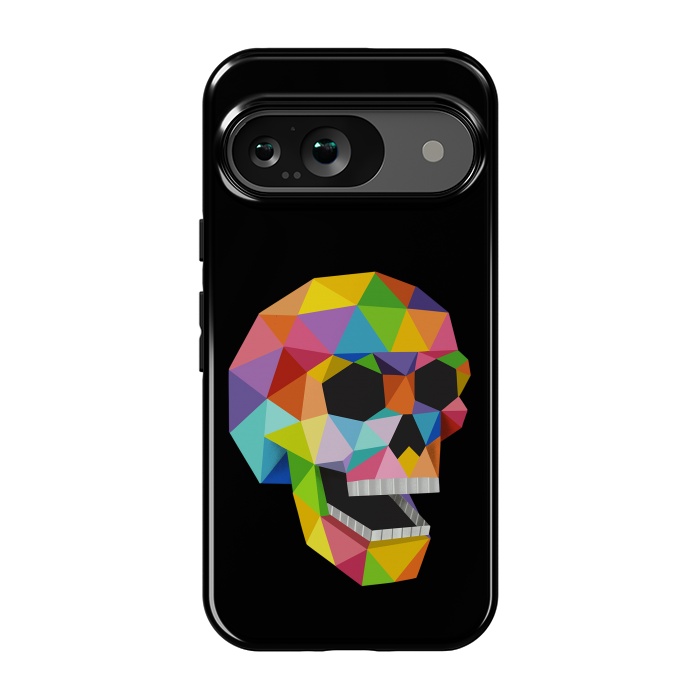 Pixel 9 StrongFit Skull Polygons by Coffee Man