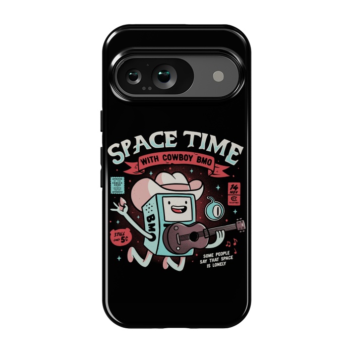 Pixel 9 StrongFit Space Time Cool Robot Cowboy Gift by eduely