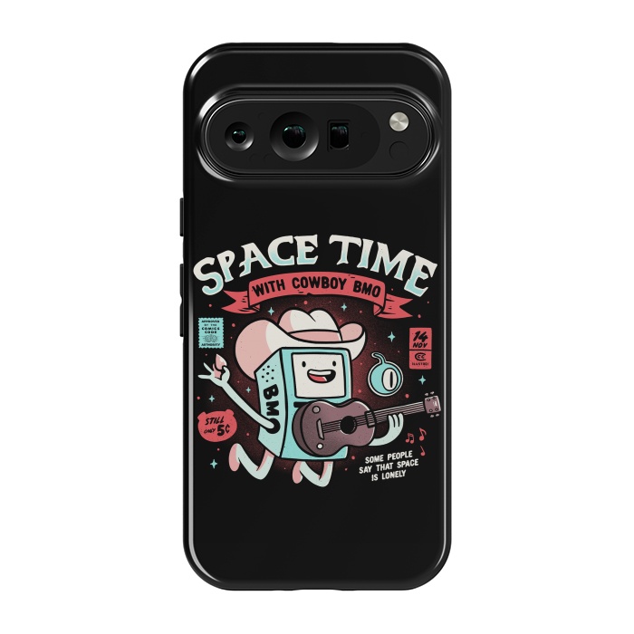 Pixel 9 pro StrongFit Space Time Cool Robot Cowboy Gift by eduely