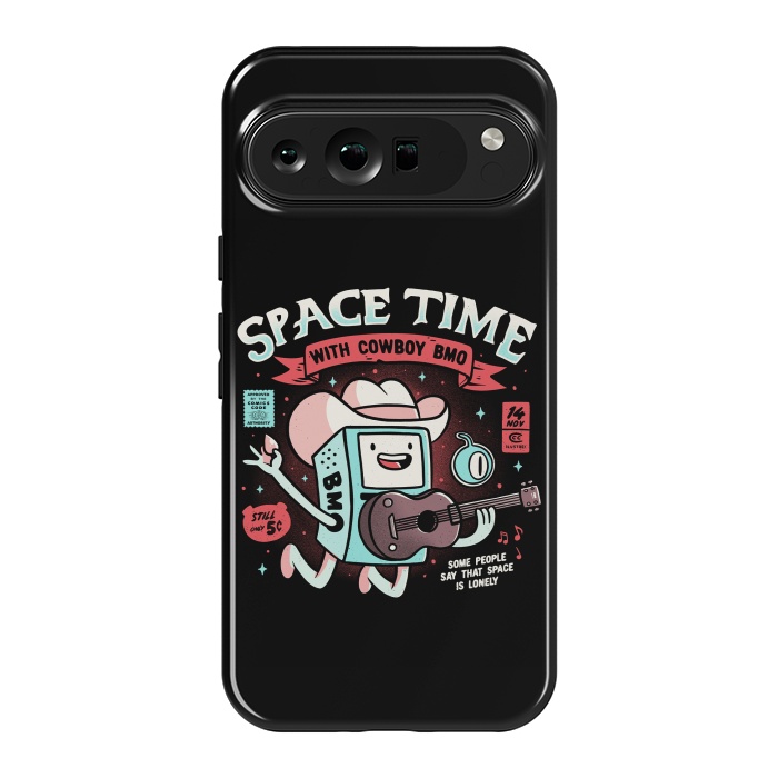 Pixel 9 Pro XL StrongFit Space Time Cool Robot Cowboy Gift by eduely