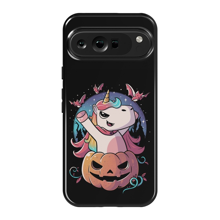 Pixel 9 Pro XL StrongFit Spooky Unicorn Funny Cute Magic Halloween by eduely