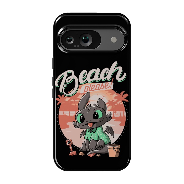 Pixel 9 StrongFit Summer Dragon Funny Beach Please by eduely