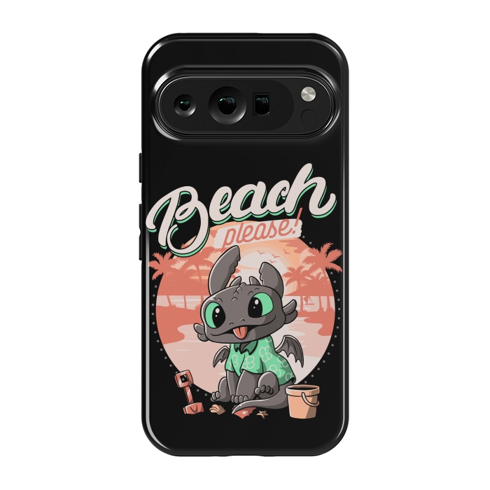 Pixel 9 pro StrongFit Summer Dragon Funny Beach Please by eduely