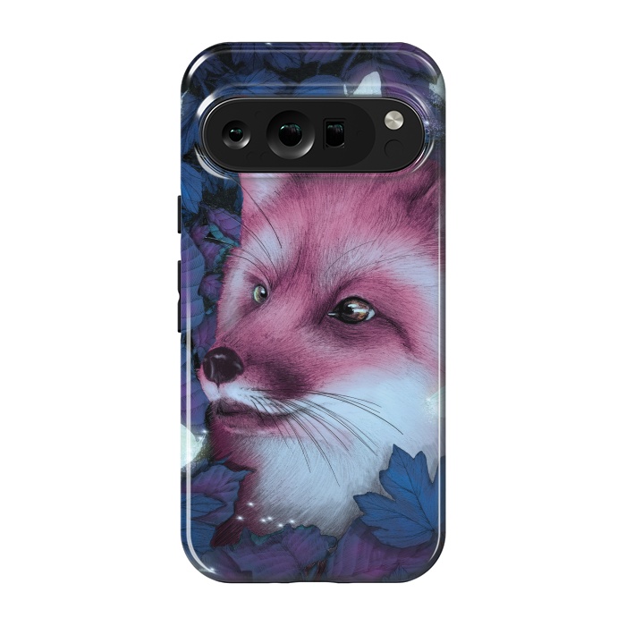 Pixel 9 pro StrongFit Fox in the Midnight Forest by ECMazur 