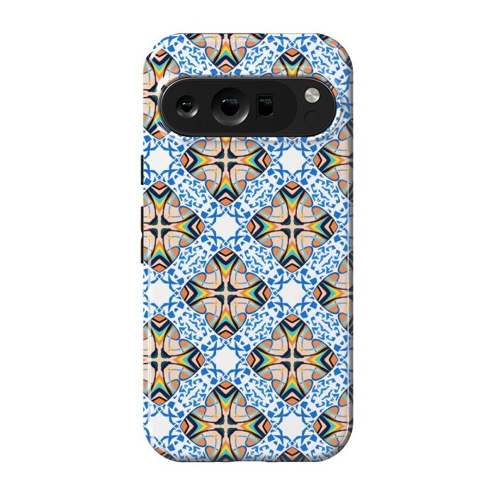 Pixel 9 pro StrongFit Mediterranean Tile by Uma Prabhakar Gokhale