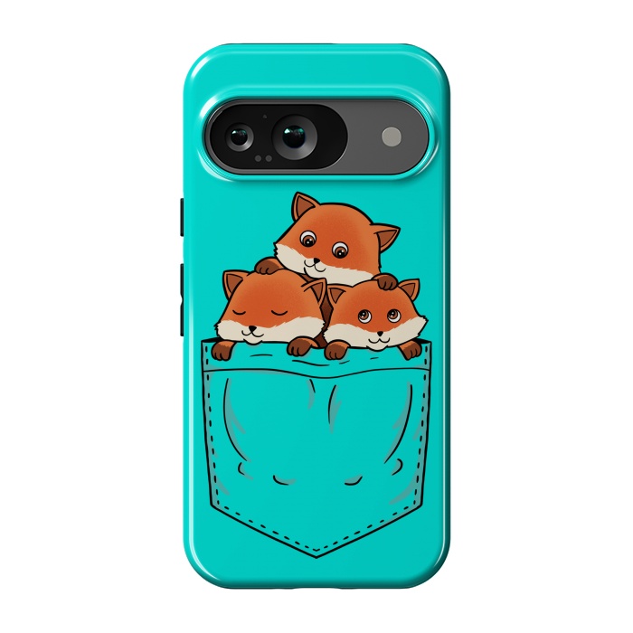 Pixel 9 StrongFit Fox Pocket by Coffee Man