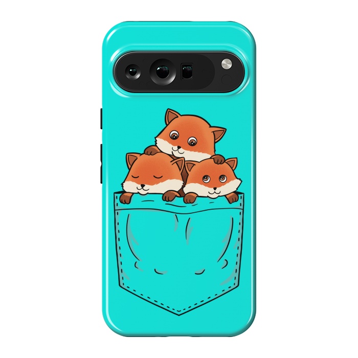 Pixel 9 Pro XL StrongFit Fox Pocket by Coffee Man