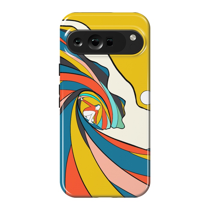 Pixel 9 Pro XL StrongFit The big surf wave by Steve Wade (Swade)