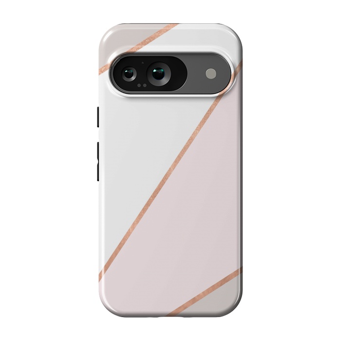 Pixel 9 StrongFit GEO TIKKI ROSEGOLD by Monika Strigel