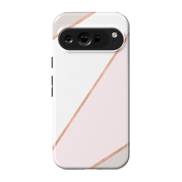 Pixel 9 pro StrongFit GEO TIKKI ROSEGOLD by Monika Strigel