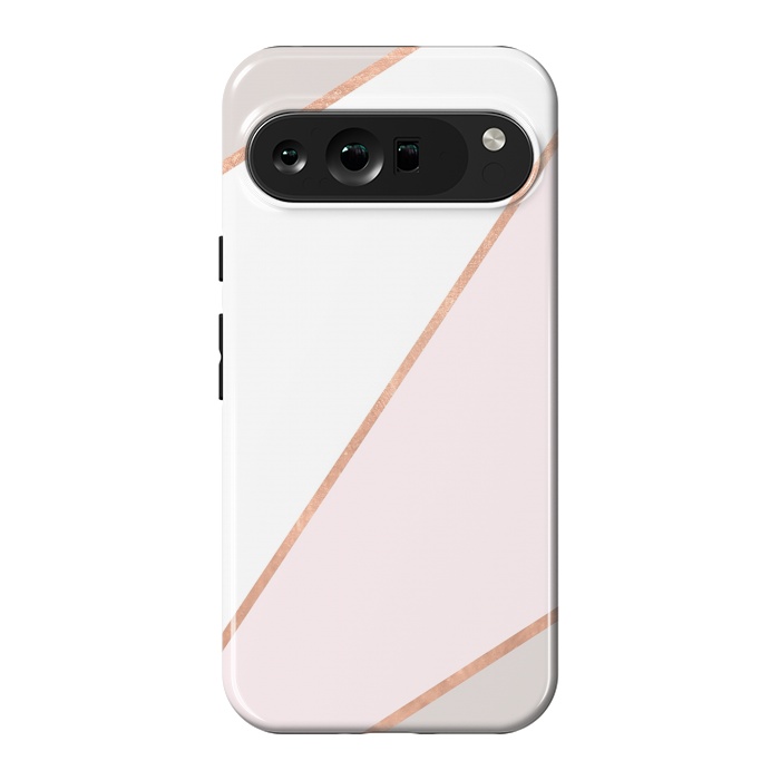 Pixel 9 Pro XL StrongFit GEO TIKKI ROSEGOLD by Monika Strigel