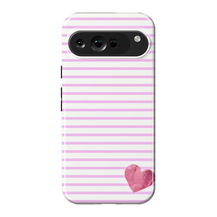 Pixel 9 Pro XL StrongFit LITTLE PINK HEART by Monika Strigel