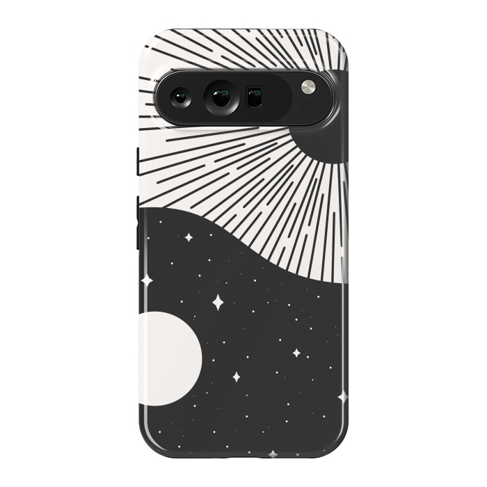 Pixel 9 Pro XL StrongFit Yin Yang Black - Sun & Moon by ArtPrInk