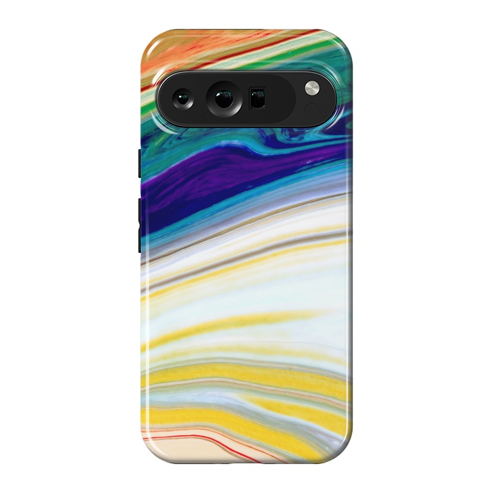 Pixel 9 Pro XL StrongFit Abstract Marble Background Creative Contemporary Liquid Design by ArtsCase