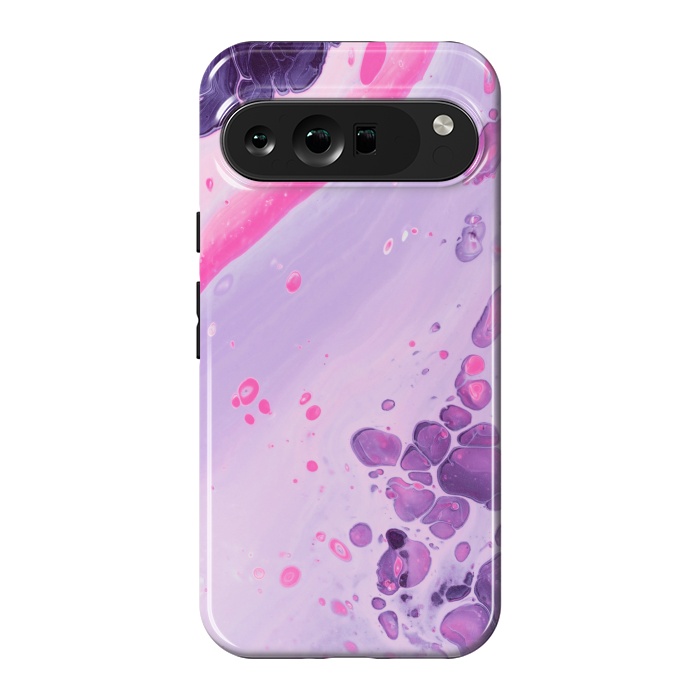 Pixel 9 Pro XL StrongFit Pink and Purple Waves by ArtsCase