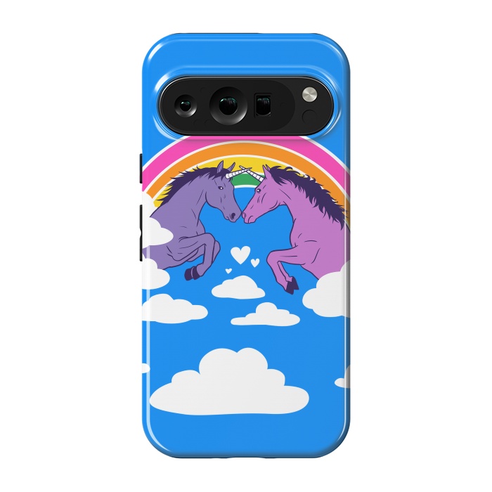 Pixel 9 pro StrongFit Duel of unicorns by Alberto